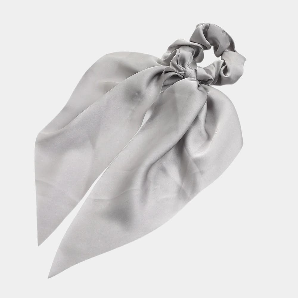 Chouchou foulard gris